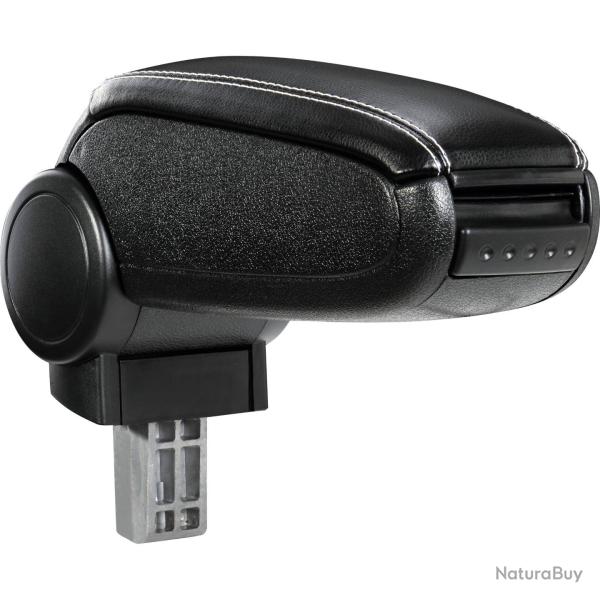 Accoudoir central pour Opel Zafira A avec compartiment rembourr� cuir-synth�tique noir avec des cou