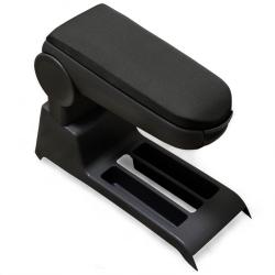 Accoudoir central pour Polo 9N / 9N2 / 9N3 - avec compartiment - rembourr&eacute; - textile - noir - type