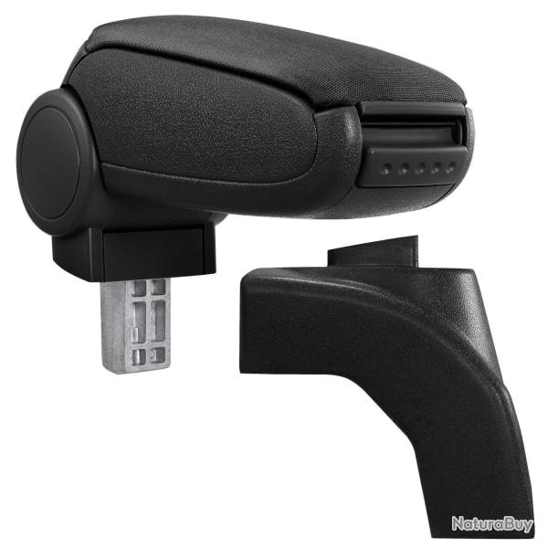 Accoudoir central pour Volkswagen Golf 6, Scirocco avec compartiment rembourr� textile noir 03_0000