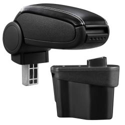 accoudoir central pour Kia rio 3&egrave;me g&eacute;n&eacute;ration type ub avec compartiment rembourr&eacute; cuir synth&eacute;tique