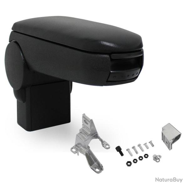 Accoudoir central pour Golf IV / Bora / New Beetle avec compartiment rembourr� cuir-synth�tique noi