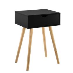 Petite table avec tiroir table de nuit table de chevet commode meuble de rangement pieds de table e