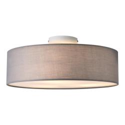 Plafonnier lampe de plafond styl&eacute;e moderne 3 douille e27 plastique textile organza diam&egrave;tre de 45 c