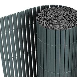 Cl&ocirc;ture brise vue brise vente PVC 90 x 300 cm gris 03_0001468