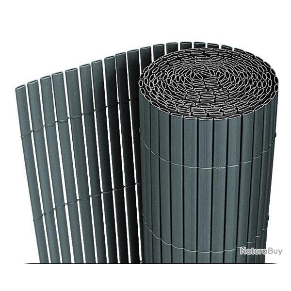 Cl�ture brise vue brise vente PVC 90 x 300 cm gris 03_0001468