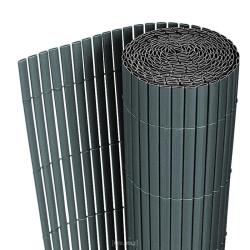 Cl&ocirc;ture brise vue brise PVC 150 x 300 cm gris 03_0001466
