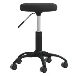 Chaise fauteuil si&egrave;ge pivotante de bureau informatique &eacute;tude velours noir 02_0024167