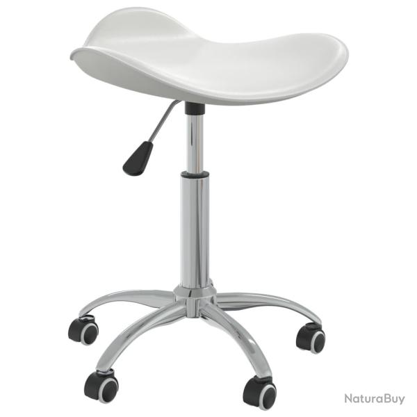 Chaise fauteuil si�ge de bureau informatique �tude similicuir blanc 02_0023987