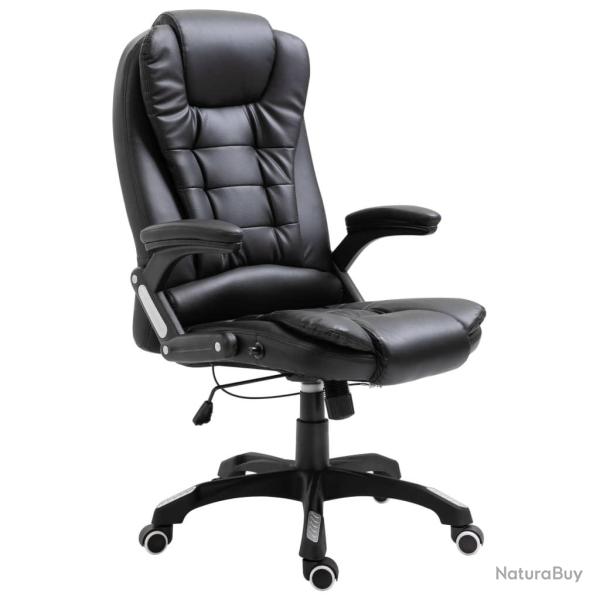 Chaise fauteuil si�ge de bureau informatique �tude similicuir noir 02_0024044