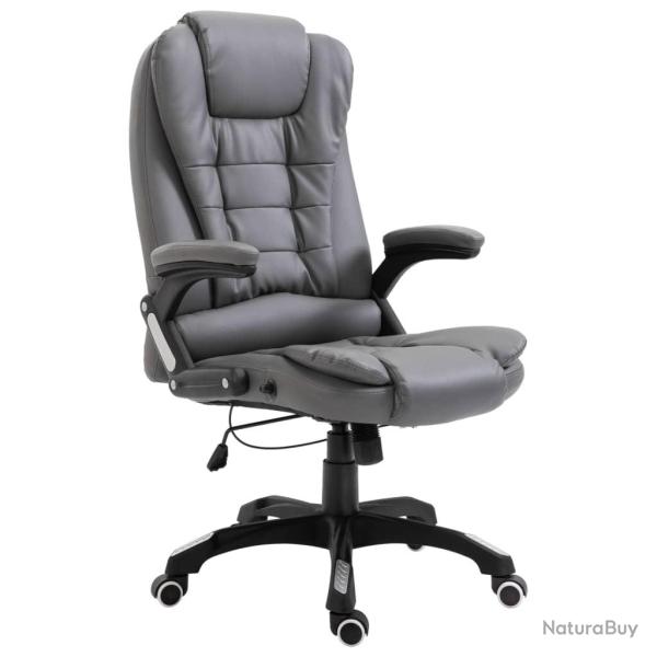 Chaise fauteuil si�ge de bureau informatique �tude anthracite similicuir anthracite 02_0023982