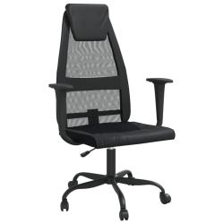 Chaise fauteuil si&egrave;ge de bureau informatique &eacute;tude r&eacute;glable en hauteur noir 02_0024073