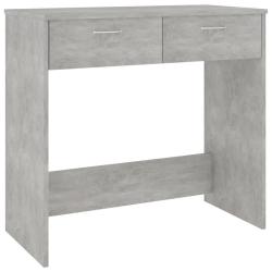 Bureau table poste de travail meuble d'ordinateur informatique &eacute;tude 80 x 40 x 75 cm bois d'ing&eacute;nie