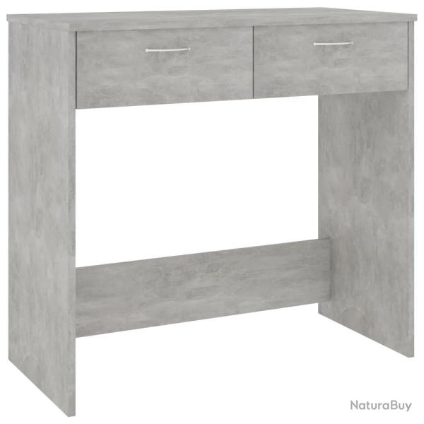 Bureau table poste de travail meuble d'ordinateur informatique �tude 80 x 40 x 75 cm bois d'ing�nie