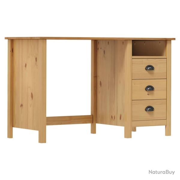 Bureau table poste de travail meuble d'ordinateur informatique �tude avec 3 tiroirs 120 x 50 x 74 c