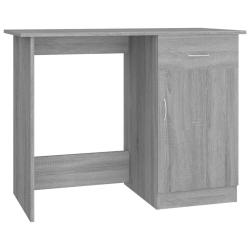 Bureau table poste de travail meuble d'ordinateur informatique &eacute;tude sonoma 100 x 50 x 76 cm bois d