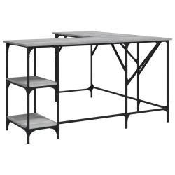 Bureau table poste de travail meuble d'ordinateur informatique &eacute;tude sonoma 139 x 139 x 75 cm bois