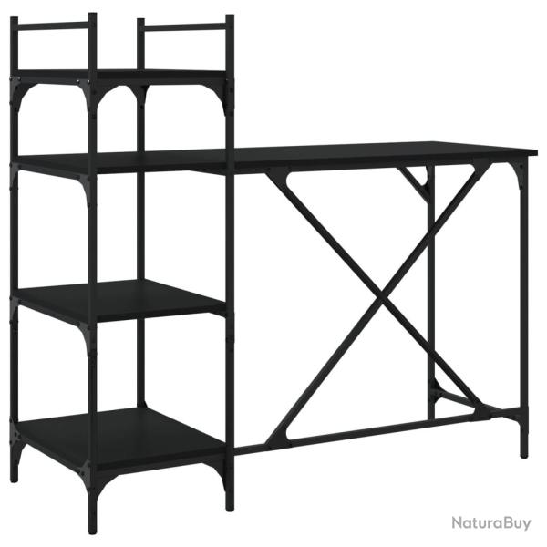 Bureau table poste de travail meuble d'ordinateur informatique �tude d'ordinateur avec �tag�res 120