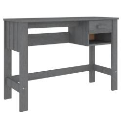 Bureau table poste de travail meuble d'ordinateur informatique &eacute;tude HAMAR fonc&eacute; 110 x 40 x 75 cm b