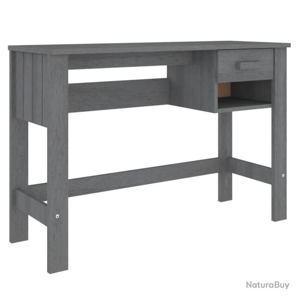 Bureau table poste de travail meuble d'ordinateur informatique �tude HAMAR fonc� 110 x 40 x 75 cm b