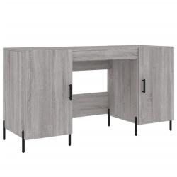 Bureau table poste de travail meuble d'ordinateur informatique &eacute;tude sonoma 140 x 50 x 75 cm bois d