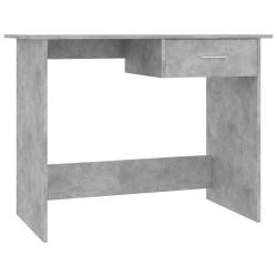 Bureau table poste de travail meuble d'ordinateur informatique &eacute;tude 100 x 50 x 76 cm bois d'ing&eacute;ni