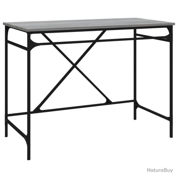Bureau table poste de travail meuble d'ordinateur informatique �tude sonoma 100 x 50 x 75 cm bois d