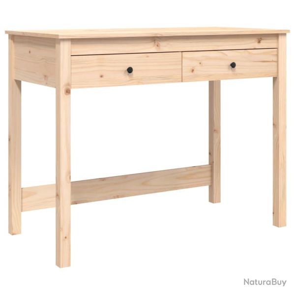 Bureau table poste de travail meuble d'ordinateur informatique �tude avec tiroirs 100 x 50 x 78 cm
