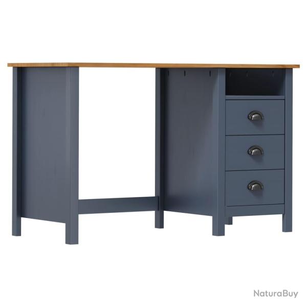 Bureau table poste de travail meuble d'ordinateur informatique �tude Hill avec 3 tiroirs 120 x 50 x