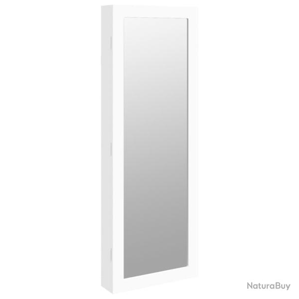 Armoire � bijoux meuble rangement organisateur chambre vestiaire salle de bain avec miroir murale 3