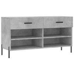 Banc &agrave; chaussures bottes commode &eacute;tag&egrave;re meuble entr&eacute;e rangement 102 x 35 x 55 cm bois d'ing&eacute;nierie