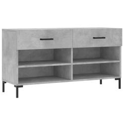 Banc &agrave; chaussures bottes commode &eacute;tag&egrave;re meuble entr&eacute;e rangement 102 x 35 x 55 cm bois d'ing&eacute;nierie