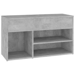 Banc &agrave; chaussures bottes commode &eacute;tag&egrave;re meuble entr&eacute;e rangement 80 x 30 x 45 cm bois d'ing&eacute;nierie