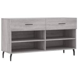 Banc &agrave; chaussures bottes commode &eacute;tag&egrave;re meuble entr&eacute;e rangement sonoma 102 x 35 x 55 cm bois d'ing