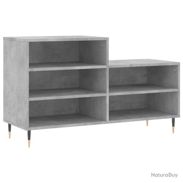 Armoire � chaussures range chaussures rangement meuble entr�e couloir salon 102 x 36 x 60 cm bois d