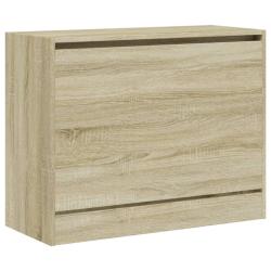 Armoire &agrave; chaussures range chaussures rangement meuble entr&eacute;e couloir salon sonoma 80 x 34 x 63 cm