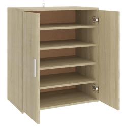 Armoire &agrave; chaussures range chaussures rangement meuble entr&eacute;e couloir salon sonoma 60 x 35 x 70 cm
