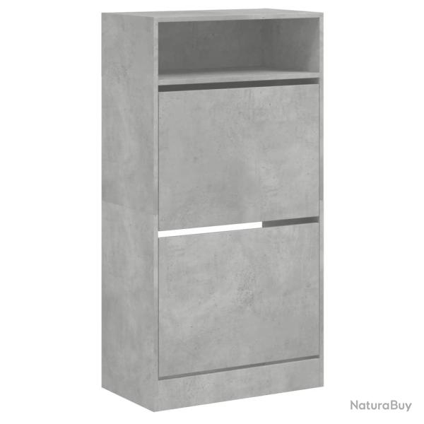 Armoire � chaussures range chaussures rangement meuble entr�e couloir salon 60 x 34 x 116 cm bois d