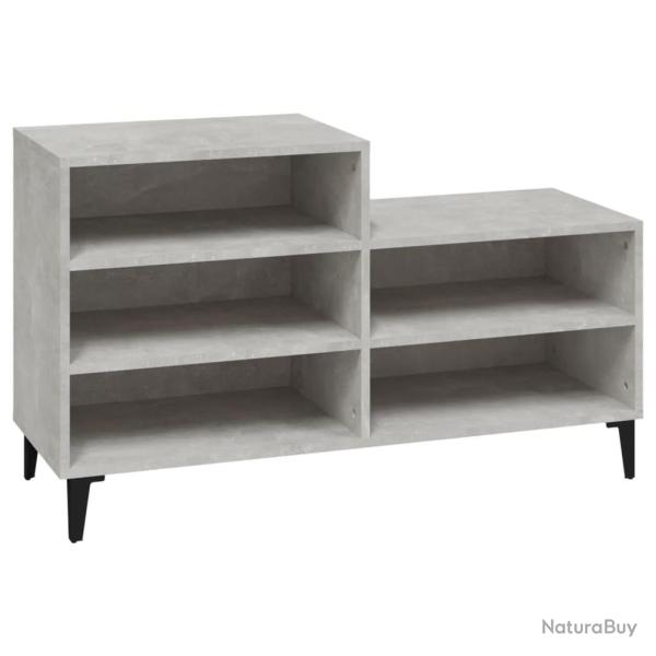Armoire � chaussures range chaussures rangement meuble entr�e couloir salon 102 x 36 x 60 cm bois d