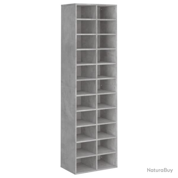 Armoire � chaussures range chaussures rangement meuble entr�e couloir salon 54 x 34 x 183 cm bois d