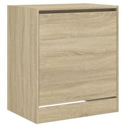 Armoire &agrave; chaussures range chaussures rangement meuble entr&eacute;e couloir salon sonoma 60 x 42 x 69 cm
