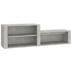 Armoire &agrave; chaussures range chaussures rangement meuble entr&eacute;e couloir salon 150 x 35 x 45 cm bois d