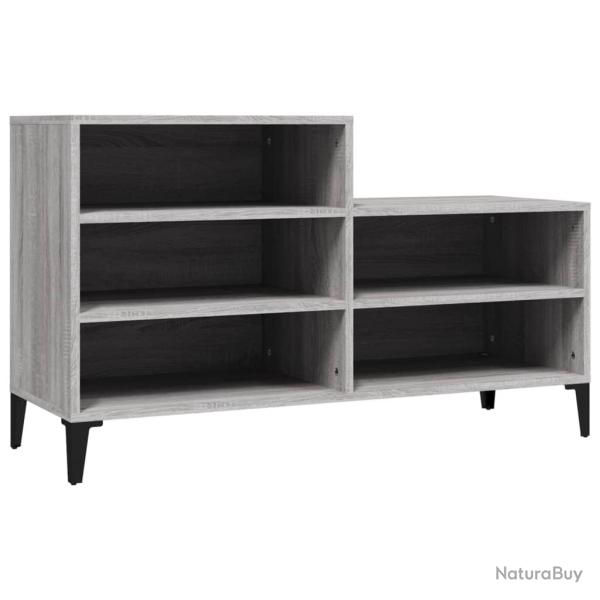 Armoire � chaussures range chaussures rangement meuble entr�e couloir salon sonoma 102 x 36 x 60 cm