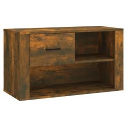 Armoire &agrave; chaussures range chaussures rangement meuble entr&eacute;e couloir salon 80 x 35 x 45 cm bois d'