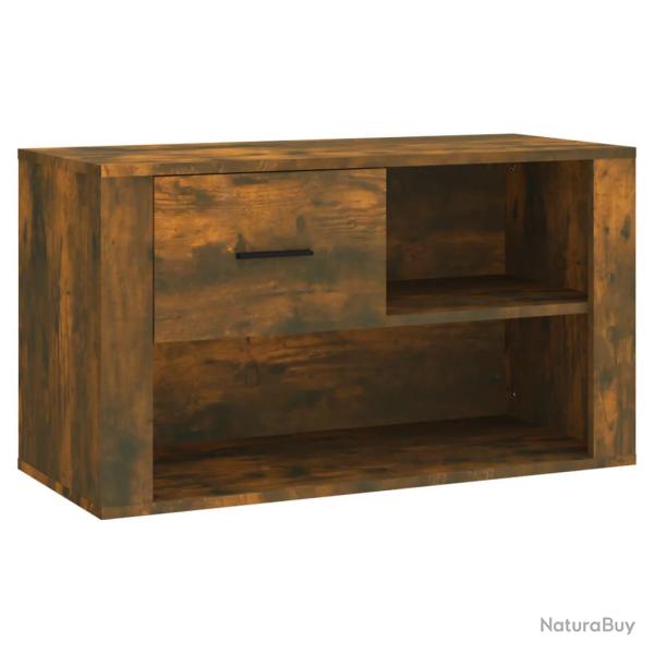 Armoire � chaussures range chaussures rangement meuble entr�e couloir salon 80 x 35 x 45 cm bois d'
