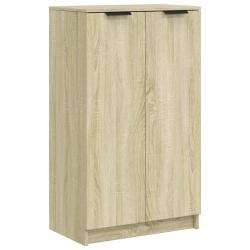 Armoire &agrave; chaussures range chaussures rangement meuble entr&eacute;e couloir salon sonoma 59 x 35 x 100 cm