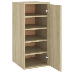 Armoire &agrave; chaussures range chaussures rangement meuble entr&eacute;e couloir salon sonoma 32 x 35 x 70 cm