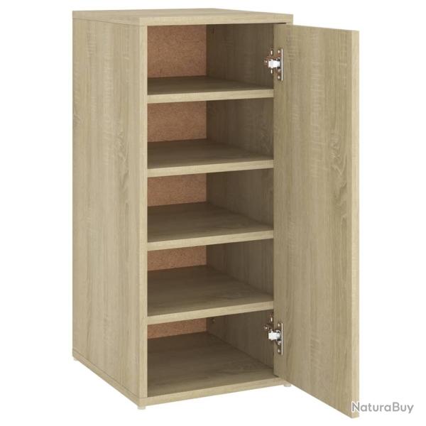 Armoire � chaussures range chaussures rangement meuble entr�e couloir salon sonoma 32 x 35 x 70 cm