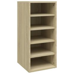 Armoire &agrave; chaussures range chaussures rangement meuble entr&eacute;e couloir salon sonoma 31,5 x 35 x 70 c