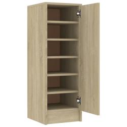 Armoire &agrave; chaussures range chaussures rangement meuble entr&eacute;e couloir salon sonoma 32 x 35 x 92 cm