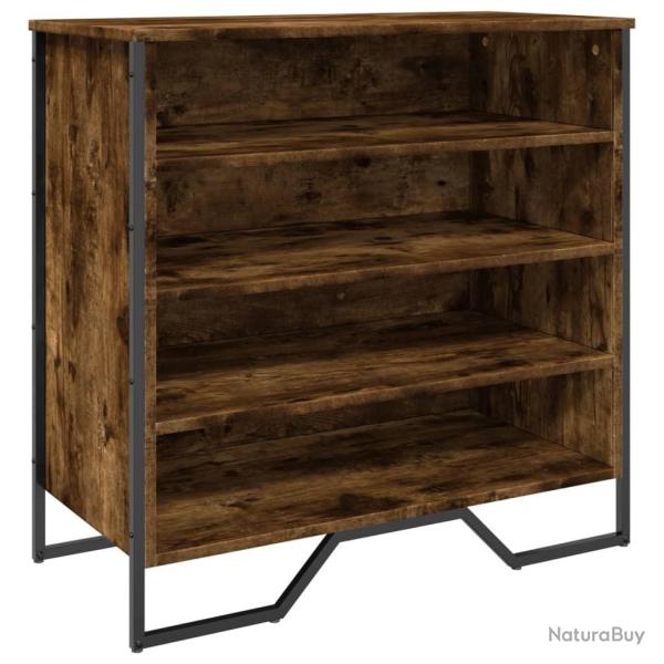 Armoire � chaussures range chaussures rangement meuble entr�e couloir salon 80 x 38 x 78 cm bois d'